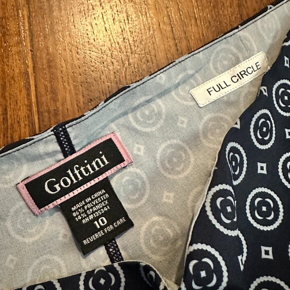 Golftini Performance Side Pleat Skort 18" | Full Circle Size 10 - Picture 2 of 5